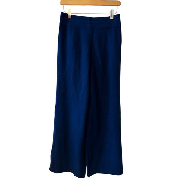 Noname Wide Leg Cashmere Pants Royal Blue S - Picture 4 of 7